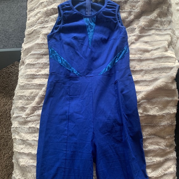 Blue Jumpsuit - Picture 2 of 3